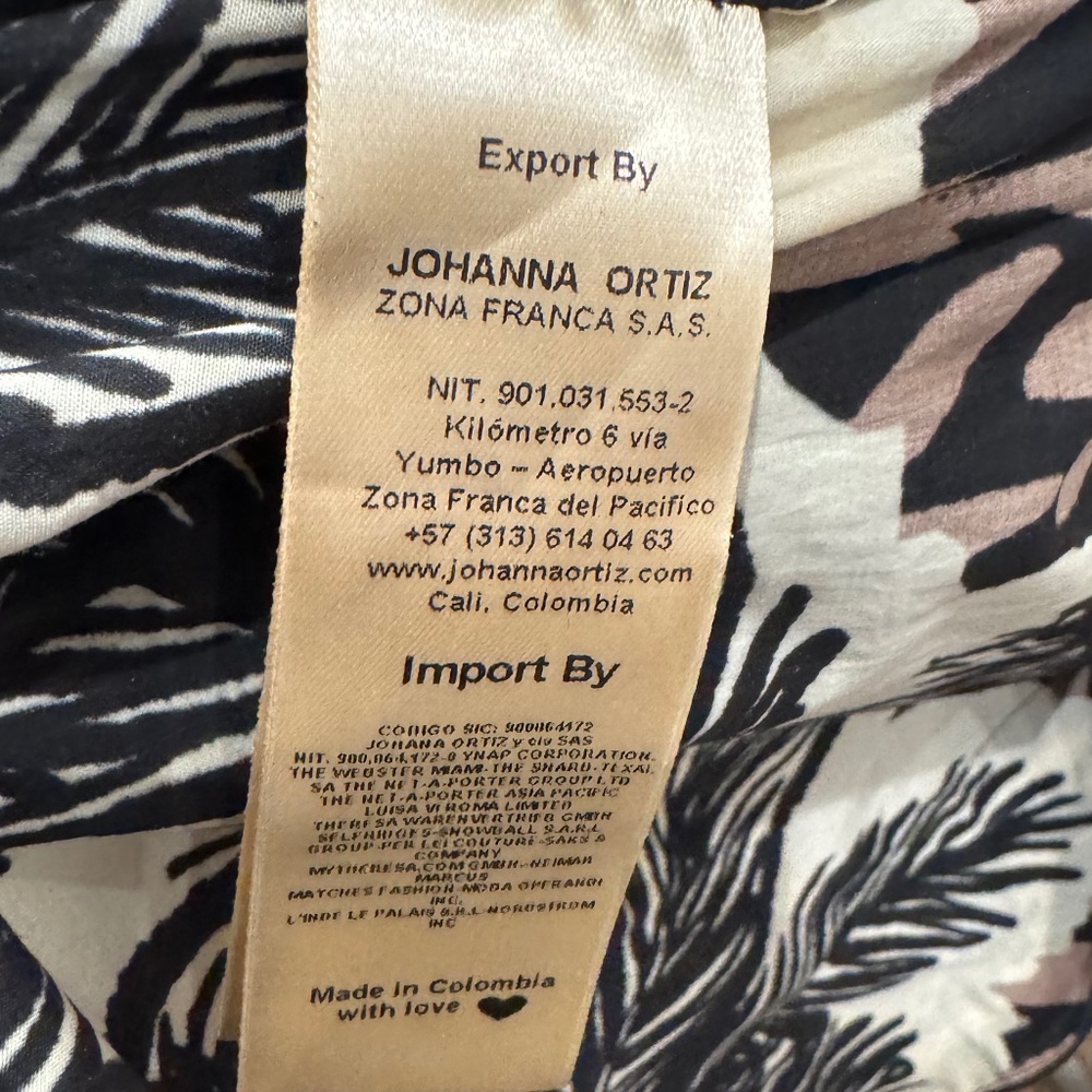 JOHANNA ORTIZ  $850 African Canopy Ankle Dress  NWT Size 8 - Picture 8 of 9